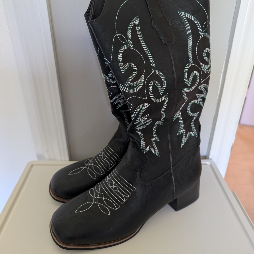 Black Western Boots
